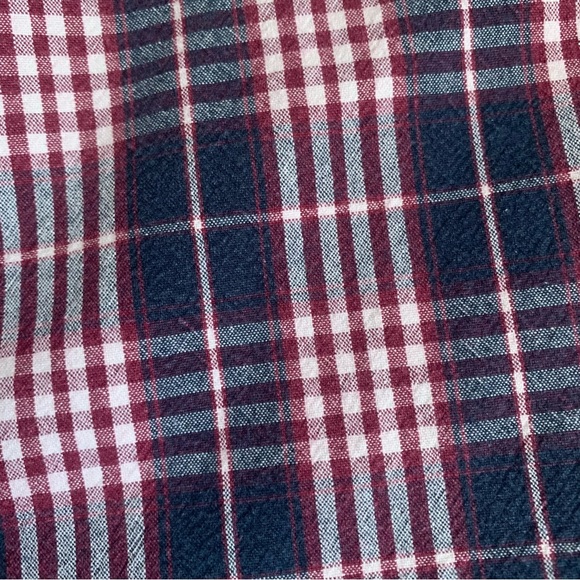 Vtg 90’s Eddie Baeur Men’s Plaid Flannel Button down Shirt Sz Tall Large - Picture 8 of 8